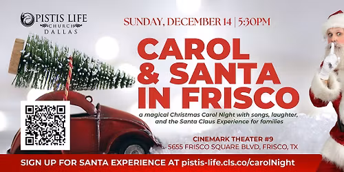 Carol & Santa in Frisco