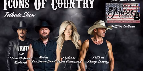 Tributes to Tim McGraw - Zac Brown Band - Kenny Chesney and Carrie Underwood - Griffith Country Fest