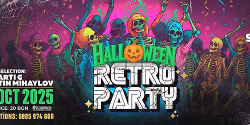 HALLOWEEN RETRO PARTY at Club Stroeja - 31 October 2025