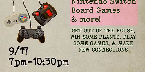Plant Bingo & Game Night!