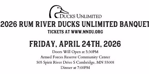 2026 Rum River DU Banquet