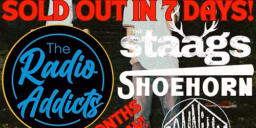The Radio Addicts, the Staags, Shoehorn and Somnium