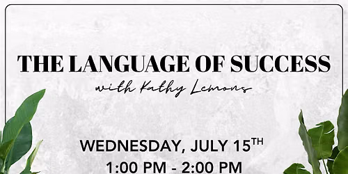 The Language of Success