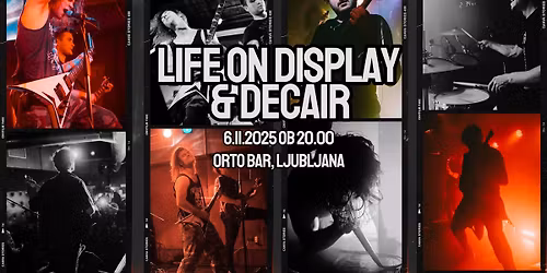 LIFE ON DISPLAY & DECAIR | Orto Bar | 6.11.2025 |