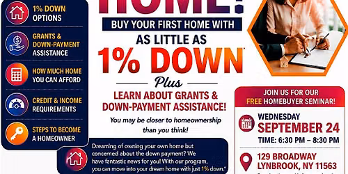 Buy your home with as little as 1% Down And Up T0 $100,000 GRANTS
