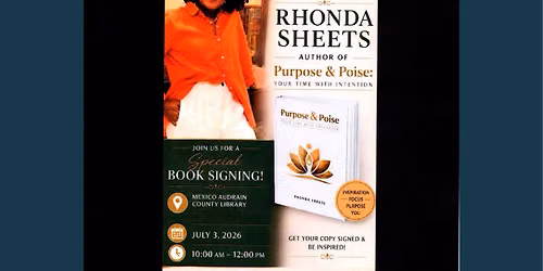 Purpose & Poise Book Signing Event