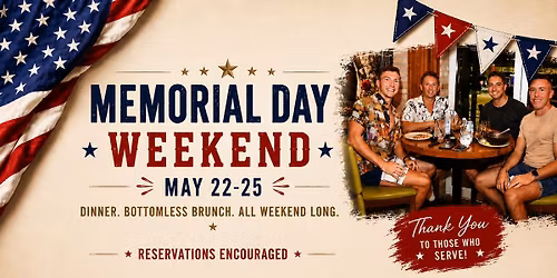 Memorial Day Bottomless Brunch
