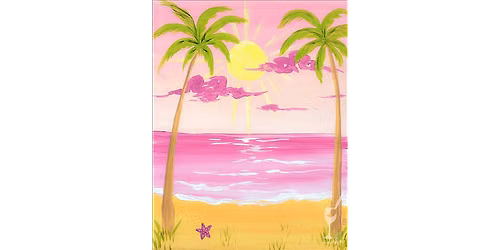 Pink Paradise Sunset - Paint and Sip in Houston | Classpop!\u2122