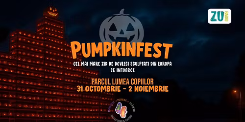 Pumpkinfest - Cel mai mare zid de dovleci sculptati