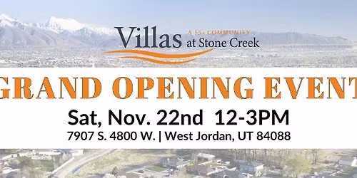 Grand opening Villas at Stone Creek 55+ community