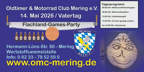 Flachland-Games-Party am Vatertag