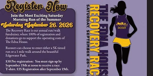 The Edna House for Women Recovery Race