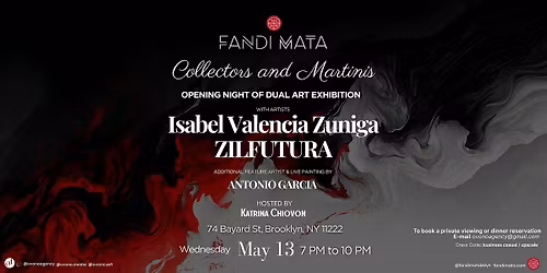 Fandi Mata Collectors and Martinis |Free Show in Brooklyn