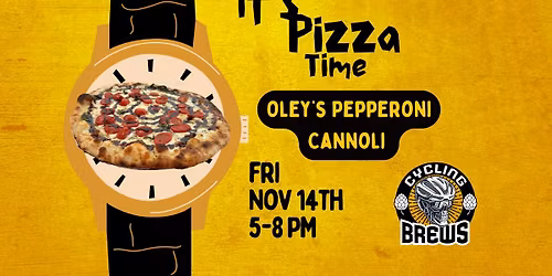 Food Truck Event: Oley's Pepperoni Cannoli @ Cycling Brews