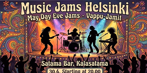 \ud83d\udd25 VAPPU \u00dcBER SPECIAL JAMS at Satama Bar, Kalasatama \u2728 by Music Jams Helsinki