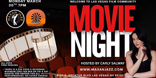 Carly Salway hosts Las Vegas Movie Night