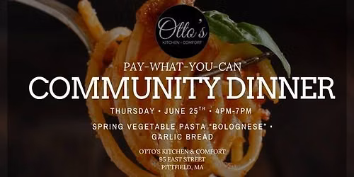 Otto's Kitchen - June Community Dinner