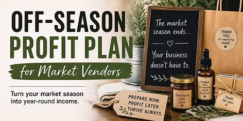Off-Season Profit Plan for Market Vendors
