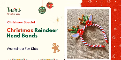 Christmas Reindeer Head Bands