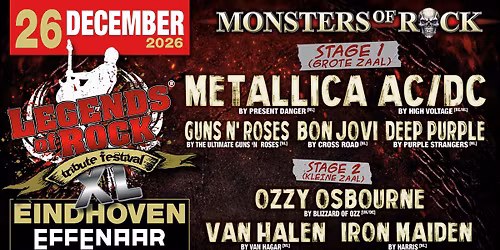 LEGENDS of ROCK Tribute Festival - MONSTERS of ROCK | Poppodium De Effenaar in Eindhoven