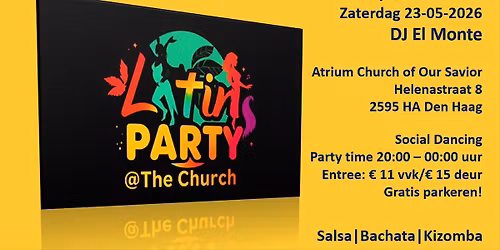 Latin Party @The Church - Masked Ball Edition