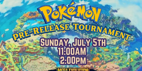 Pokemon Pre-Release Tournament Mega Evolution Pitch Black