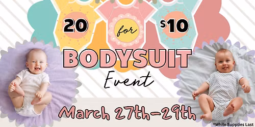 20 for $10 Bodysuit Sale