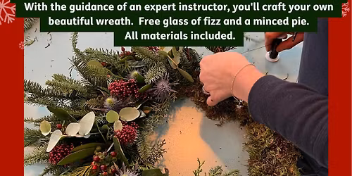 Christmas Wreath Workshop in support of Age UK Richmond