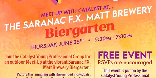 Catalyst Meet up at Biergarten