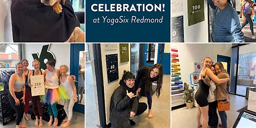 YogaSix Redmond & Sammamish Anniversary Weekend!