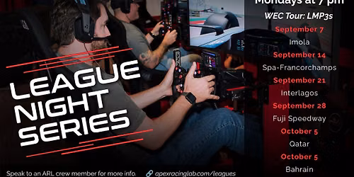 LMP3 League Night Series: WEC Tour