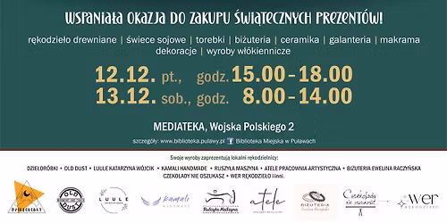 "Niez\u0142e Sztuki" - III Edycja Targ\u00f3w R\u0119kodzie\u0142a w Mediatece