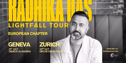 Radhika Das - Concert Live - 21 octobre 2026 - Gen\u00e8ve