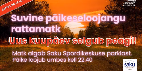 \u00dcritus on edasi l\u00fckatud! Suvine p\u00e4ikeseloojangu rattamatk
