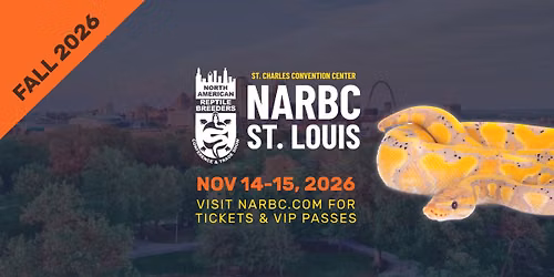 NARBC ST. LOUIS REPTILE SALE!