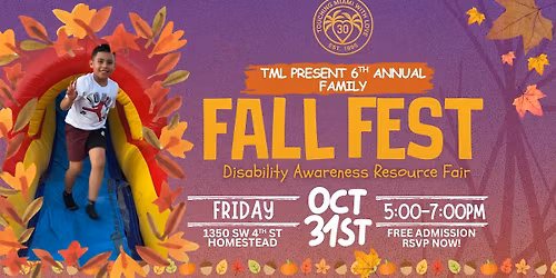 6TH ANNUAL FAMILY FALL FESTIVAL & DISABILITY RESOURCE FAIR