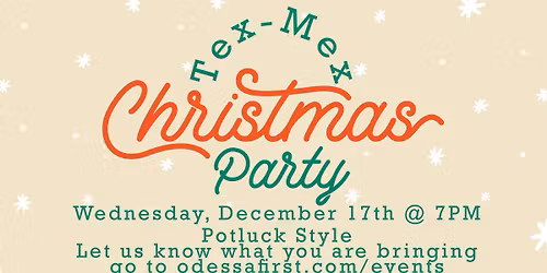 All Church Tex-Mex Christmas Party