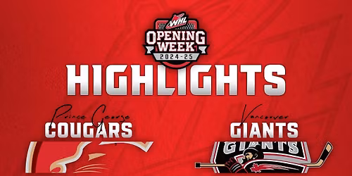 Vancouver Giants at Prince George Cougars at The CN Centre