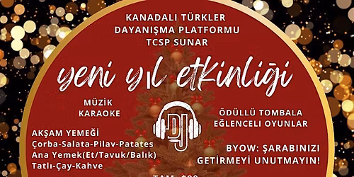 Yeni Y\u0131l Partisi - Yemek, dans, karaoke ve \u00f6d\u00fcll\u00fc tombala!