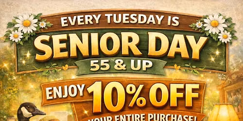 \ud83c\udf3c\u2728 TUESDAYS ARE FOR OUR SENIORS! \u2728\ud83c\udf3c