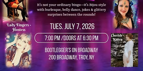 Bijou BINGO at Bootlegger's!