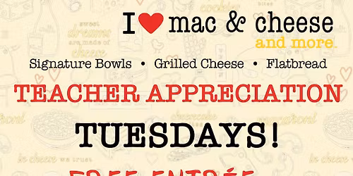 Tuesday in store specials - Teacher Appreciation!