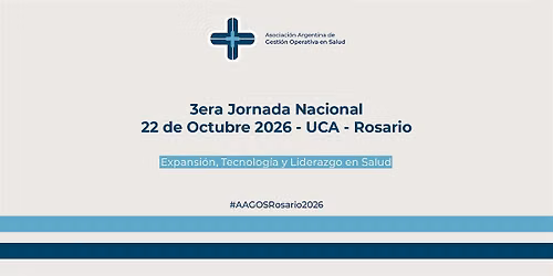 Tercera Jornada Nacional de Gesti\u00f3n Operativa en Salud