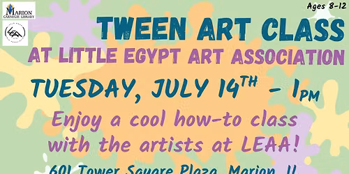 Tween Art Class with LEAA