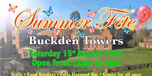 Summer Fete at Buckden Towers