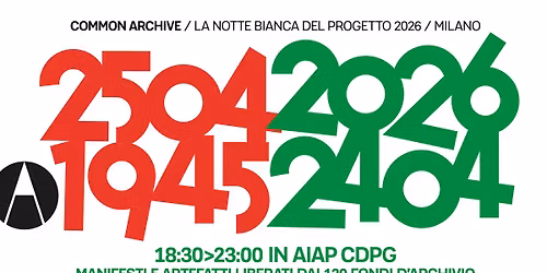 Manifesti e artefatti liberati dai 120 fondi d\u2019archivio