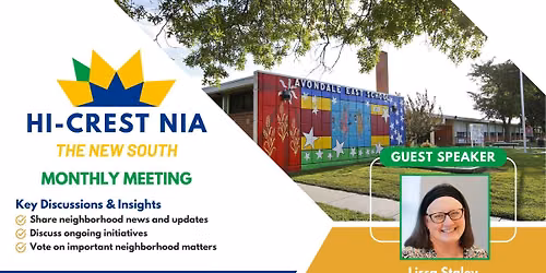 Hi-Crest NIA Monthly Meeting