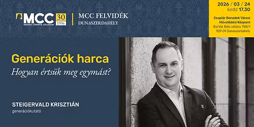 Steigervald Kriszti\u00e1n: Gener\u00e1ci\u00f3k harca - Hogyan \u00e9rts\u00fck meg egym\u00e1st?