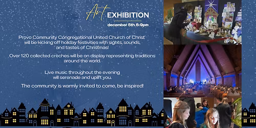 December Art Stroll - Cr\u00e8che Display