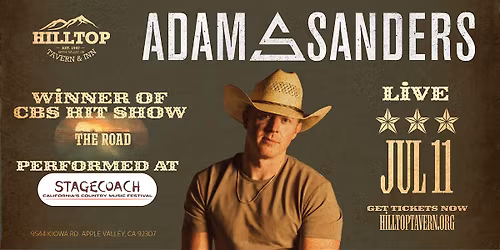 Adam Sanders LIVE \u2013 Winner of CBS\u2019s The Road (2025)